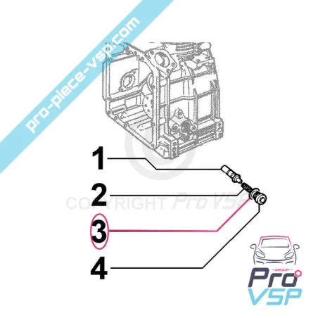 Engine oil pressure valve cap gasket Lombardini 6LD325