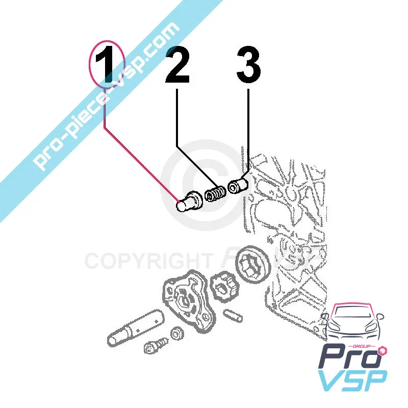 Engine oil pump cap Lombardini 15ld
