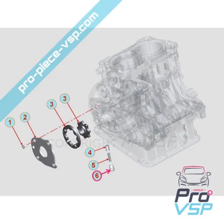 Engine oil pump cap Lombardini DCI