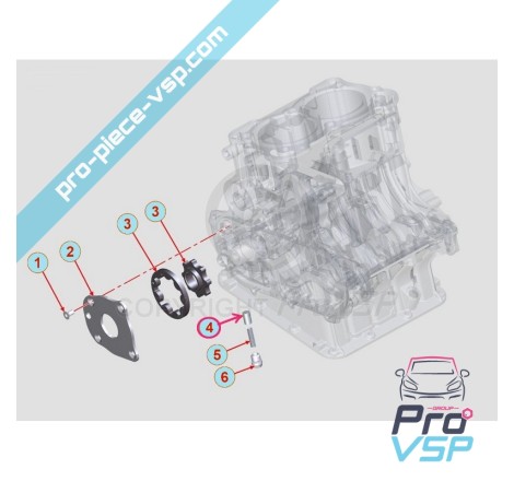 Oil pump piston