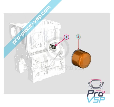 Oil filter fitting