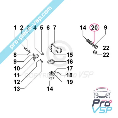 Filtru de ulei de motor Lombardini 6LD325