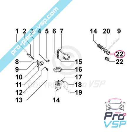 Motoroljefilterlock Lombardini 6LD325