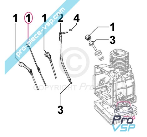 Oil gauge