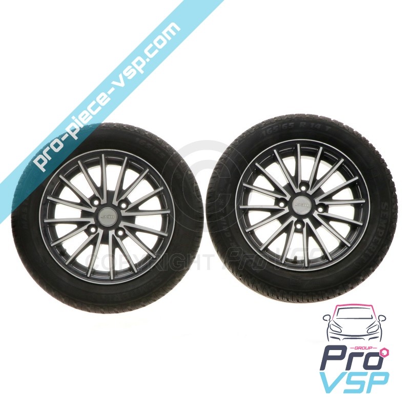 Pack rims + tires