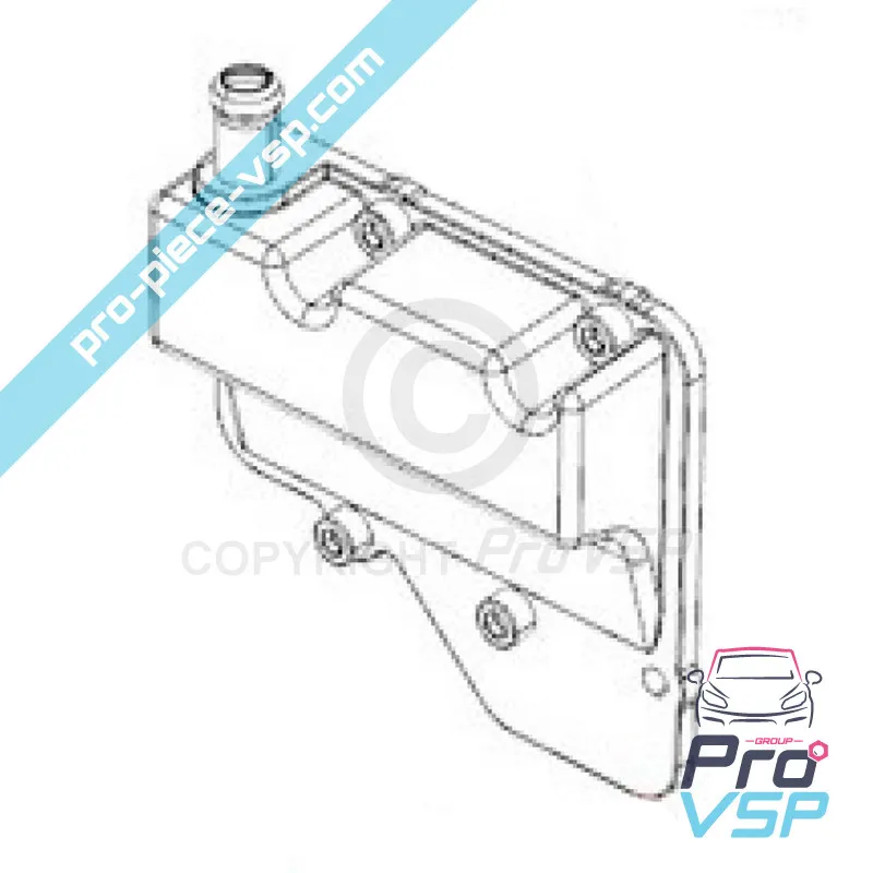 Engine breather cover Lombardini Focs Progress 502