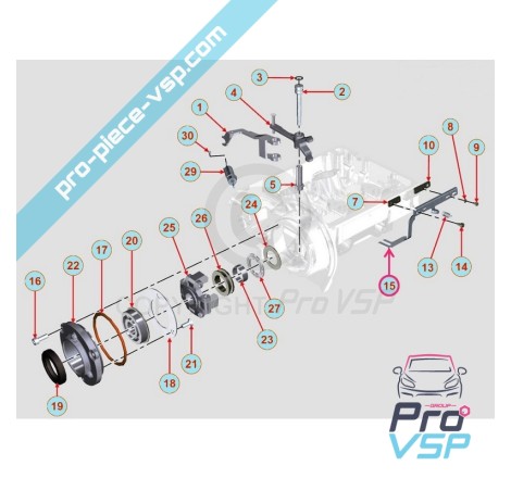 Bomba de motor de controle do injector Lombardini Focs Progress 502