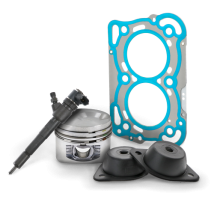 Engine parts and silent block