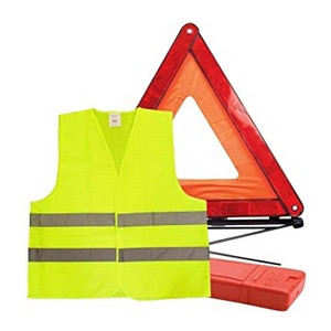 Gilet ja kolmio auton hinnalla ilman lupaa