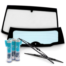 Cristal y toallita-glace