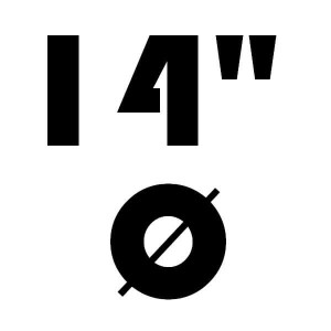 14 tums navkapsel till bästa pris för bilar utan körkort